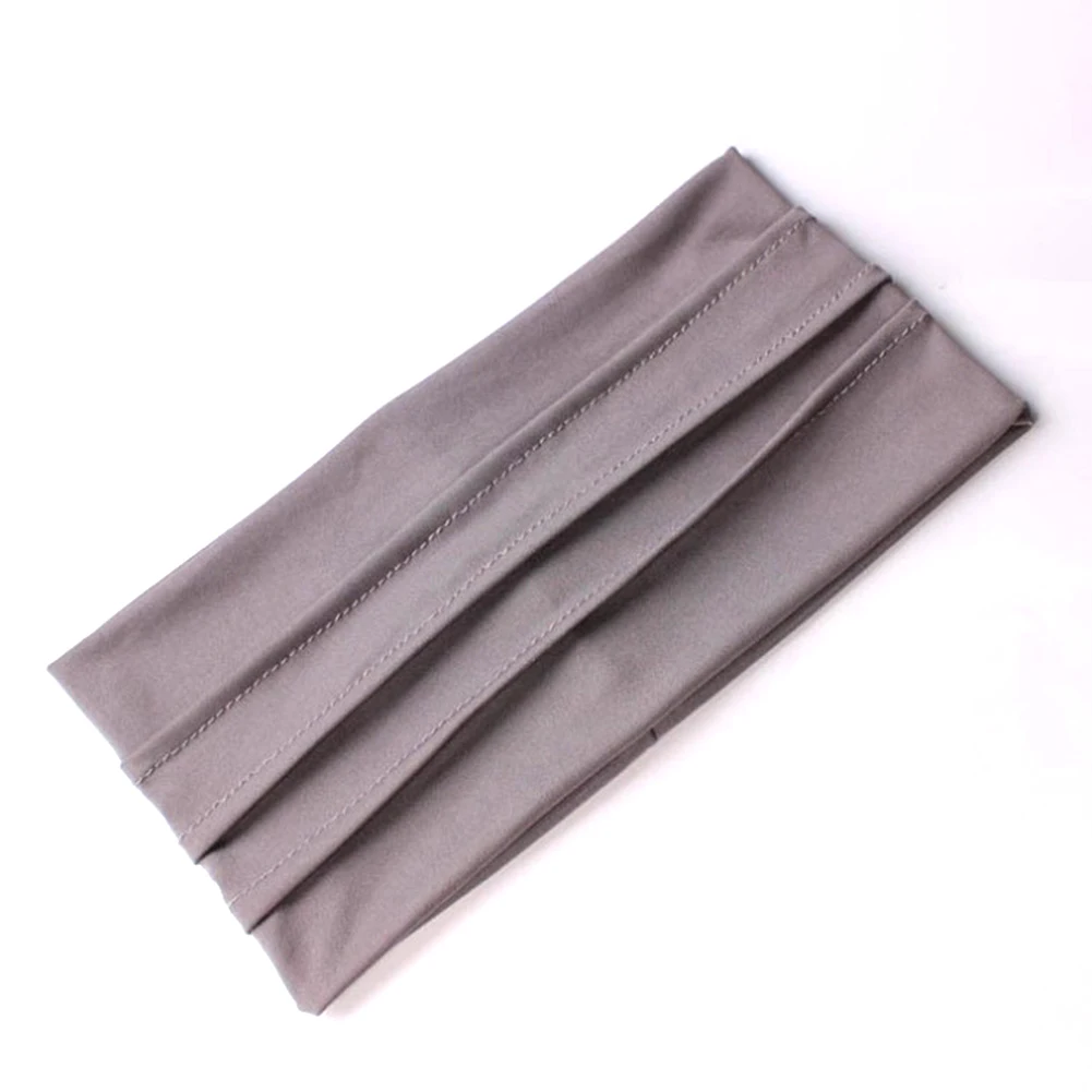 

Women Pleated Extra Wide Adult Turban Chic Sweet Colorful Solid Headband Outdoor Fashion Mother Headband 2018 New Fashion Accs