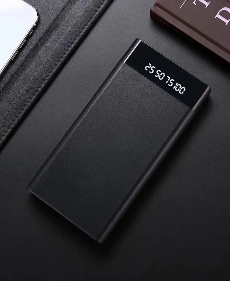 Внешний аккумулятор 20000 мАч двойной USB портативный ЖК-дисплей внешний зарядное