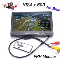 newest 7 inch lcd tft fpv 1024 x 600 monitor screen remote control fpv monitor photography sunhood for ground station