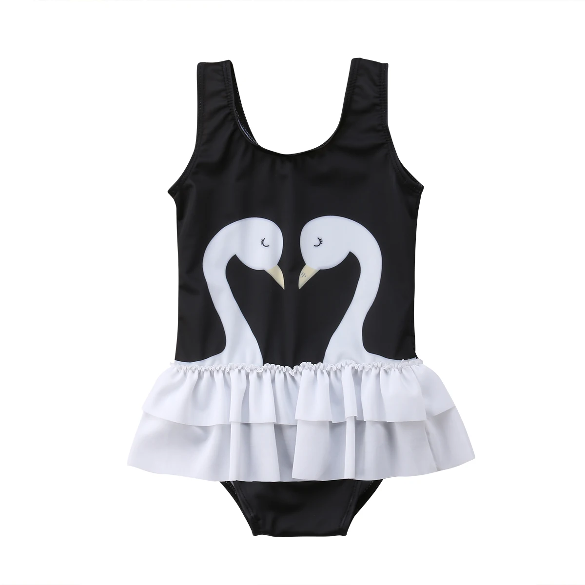 

Baby Kids Girls Cartoon Tutu Swimsuit Swimwear Bikini Bathing Suit Beachwear Size 1-5Y Baby Swimwear