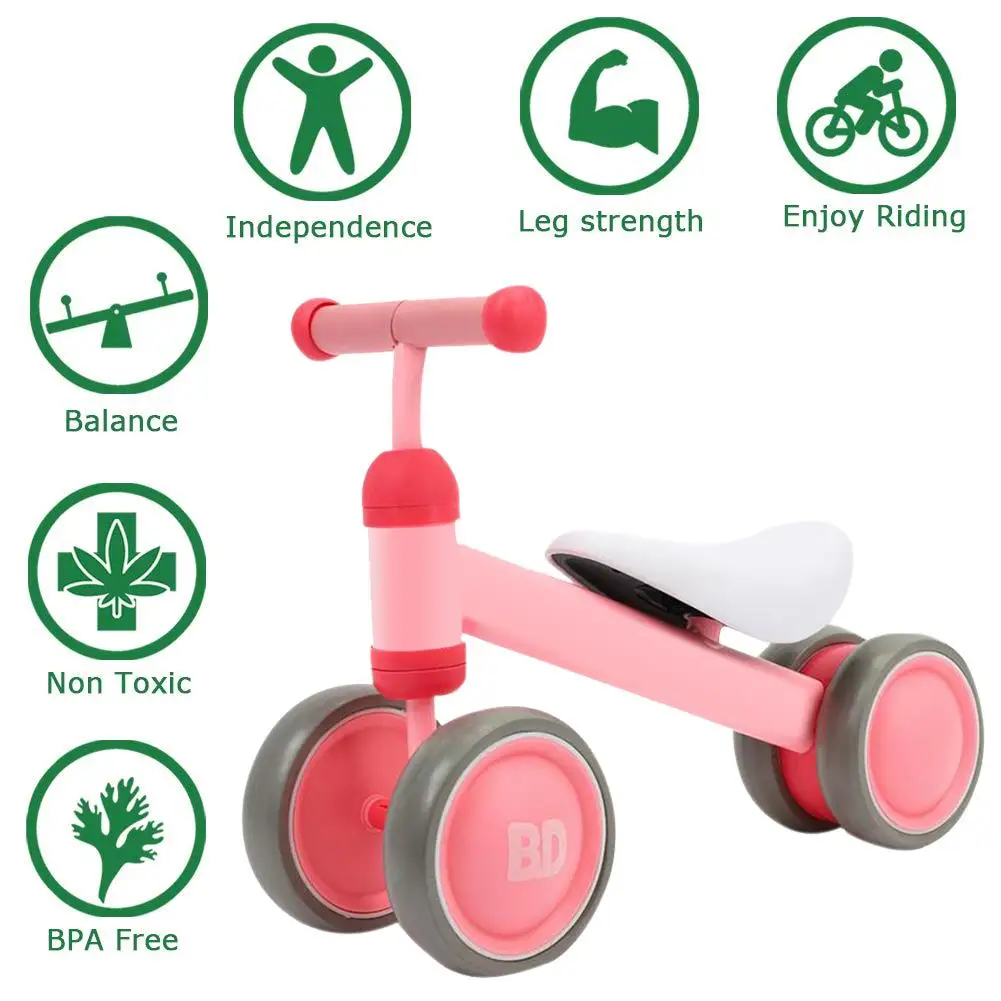 Детский велосипед с доп. балансом ребенок ходунки 10 месяцев 36 младенец 4 колеса