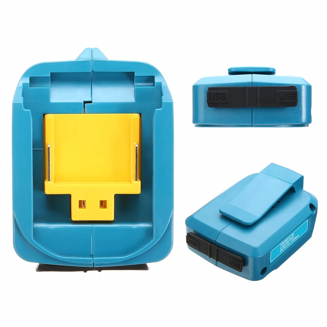 USB адаптер для зарядки разъем питания 5 В 2 А BL1830 BL1430 синий порта|Аксессуары