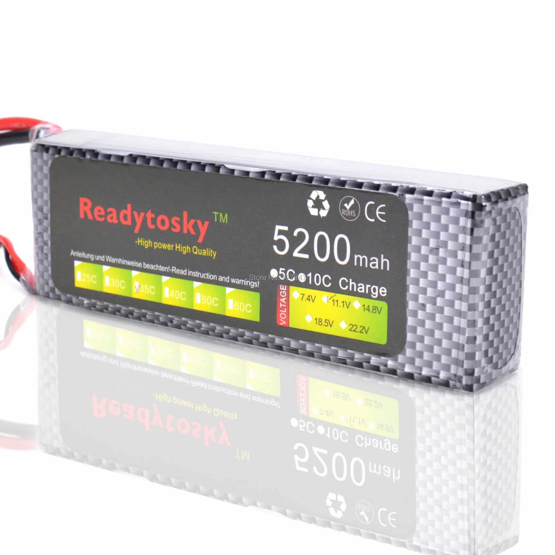 LiPo Battery 3S lipo battery 11 1 v 5200mAh 35C rc вертолет автомобиль лодка Квадрокоптер с