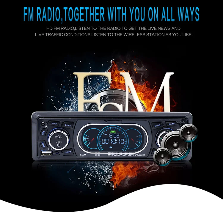 1 Din Bluetooth 4 0 автомобильное радио стерео аудио AUX TF u диск MP3 плеер FM Функция RCA выход