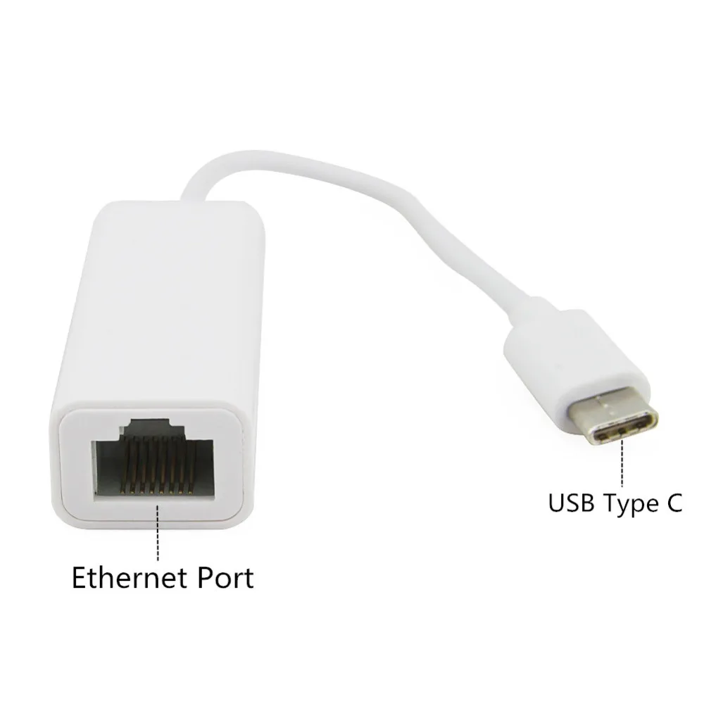 USB 3 1 Type C к RJ45 Ethernet Lan адаптер Конвертор Кабель Тип Сетевая карта концентратор для