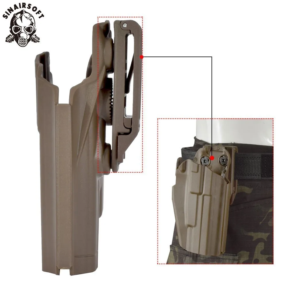 SINAIRSOFT тактическая охотничья правая рука 579 Gls Pro Fit кобура весло прочный WALTHER PPQ M2 9/40