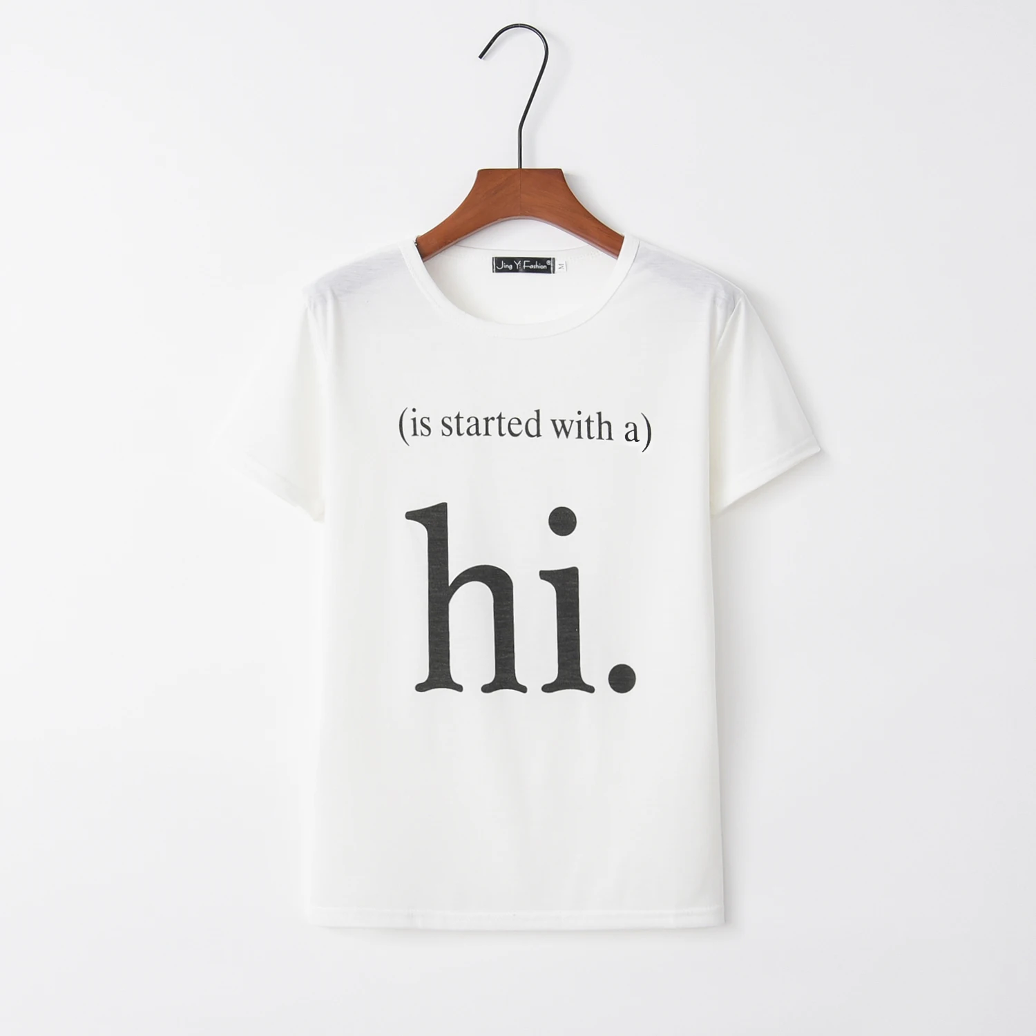 Женская футболка с единорогом в Корейском стиле летняя круглым вырезом и принтом