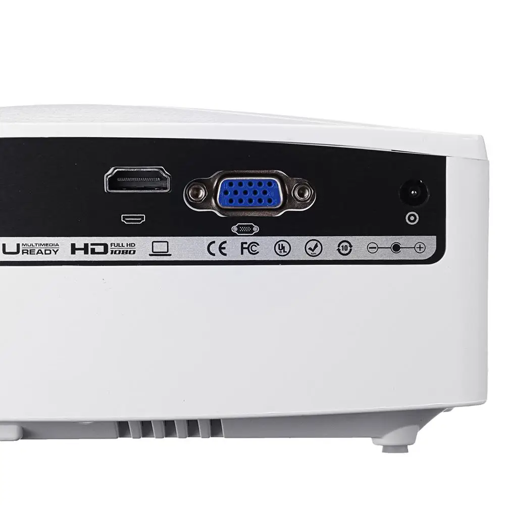 VIVIBRIGHT HD Мини проектор C80 1280x720 видео LED Портативный для игры кино домашнего