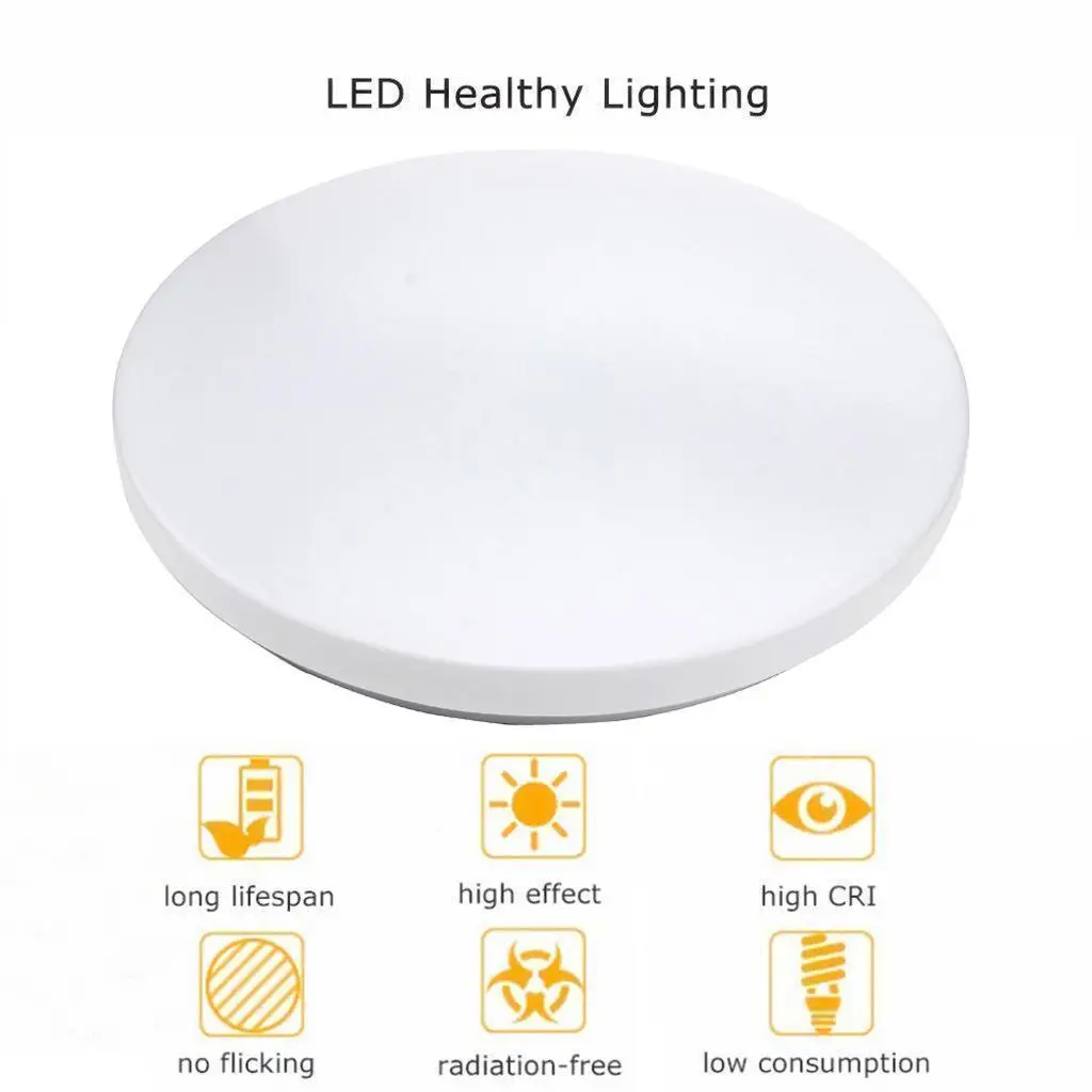 Modern Round LED Ceiling Light Living Cold White led furniture lighting light fixture new popular | Лампы и освещение