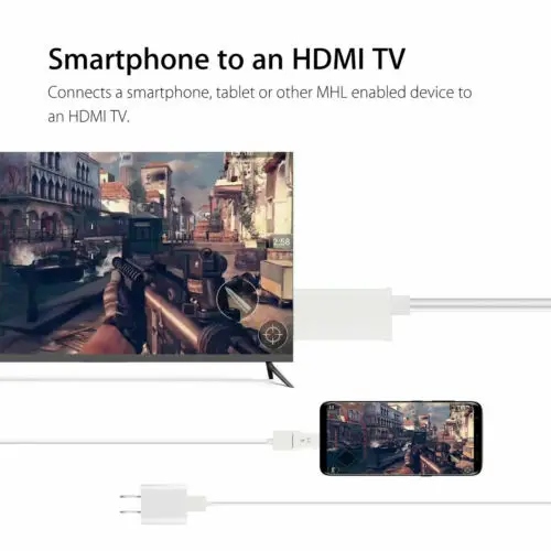 Горячая MHL Micro USB к HDMI HD 1080P ТВ кабель адаптер для Android samsung телефон планшет