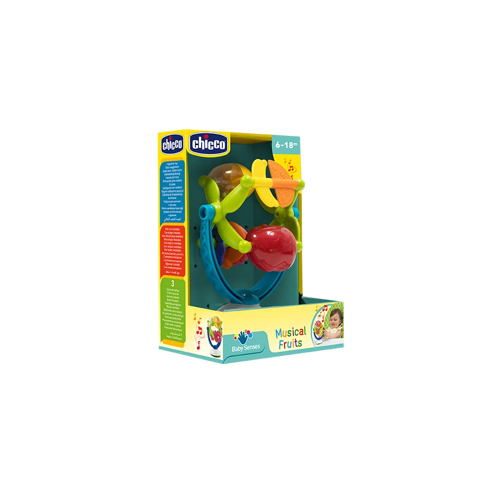 Музыкальная игрушка для стульчика Chicco &quotФрукты&quot 6м+|Интерактивные игрушки