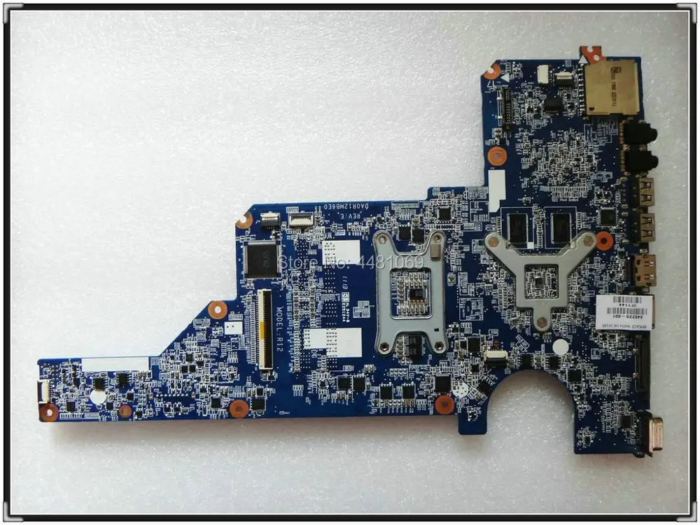 Материнская плата 636371-001 для ноутбука HP PAVILION G7T-1000 G4T-1000 G4 G7 R12 DA0R12MB6E0 DA0R12MB6E1 HM55 100%