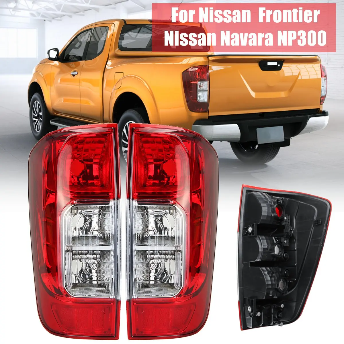 Задний фонарь для Nissan Navara NP300 D23 задний фонарь Тормозная лампа задний фонарь комплект для освещения автомобиля