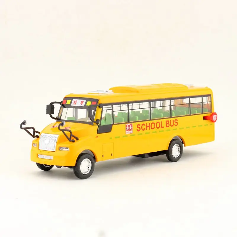 

Diecast Metal Toy/Sound & Light Pull back Educational Car/City Big-Nose School Bus/For children's gift/Educational Collection