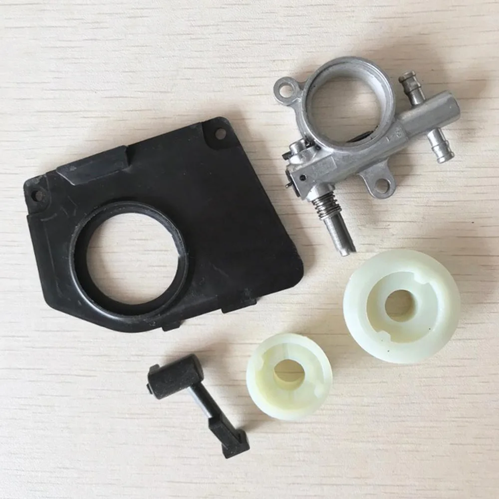 Масляный насос для электрической пилы 25CC 2500 крышка с винтами и насадкой 5 шт. в