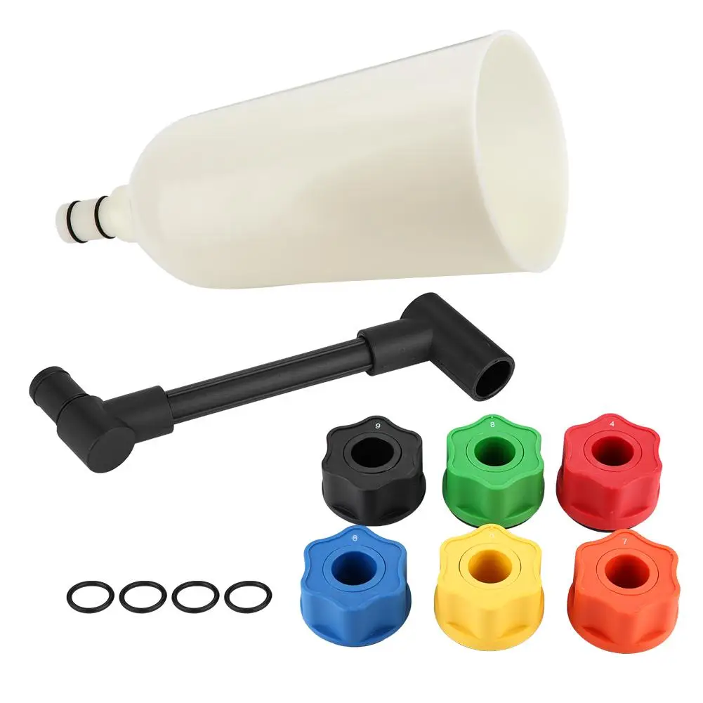 8 шт. набор наполнителя масляной воронки для автомобильного двигателя плюс