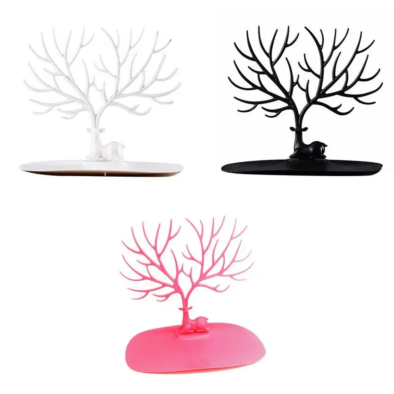 Креативные маленькие рога дерево ювелирные изделия коробка для хранения