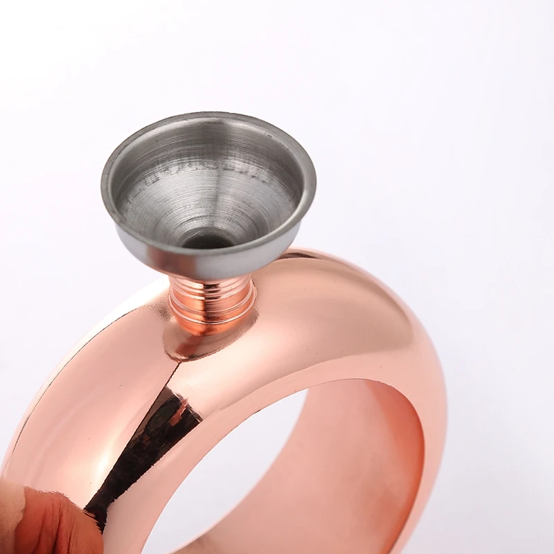 Новинка модный браслет из нержавеющей стали 3 5 унции фляга на бедрах со стразами