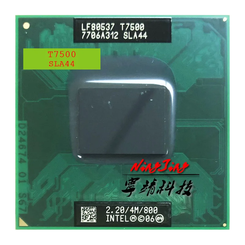 Процессор Intel Core 2 Duo T7500 SLA44 SLAF8 ГГц двухъядерный процессор с двойной резьбой 4 м 35