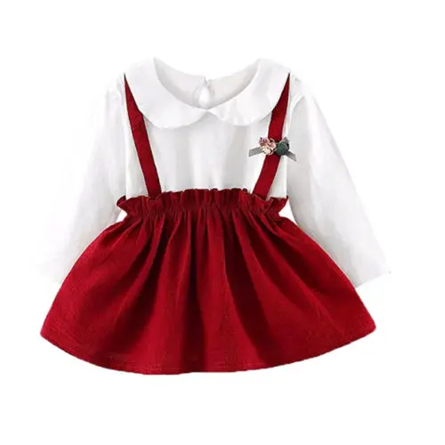 Emmababy одежда для маленьких девочек осеннее платье с длинным рукавом детское