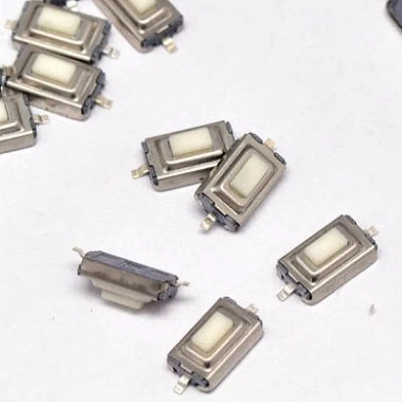 50 шт. высокое качество 3*6*2 5 мм H 3x6x2 SMD белый красный серый кнопочный переключатель