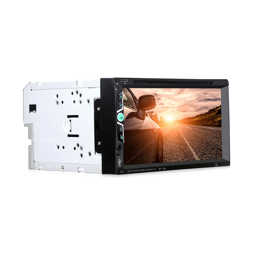 MP1569 2 Din 6 95 ''автомобильный dvd плеер Bluetooth стерео HD сенсорный экран