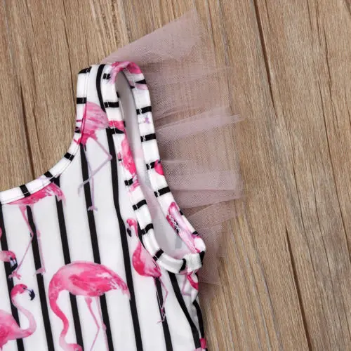 2019 летний детский купальник без рукавов для маленьких девочек купальный костюм