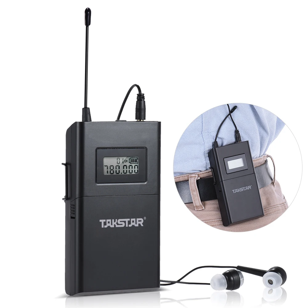 Takstar wpm-200/ wpm200R Wireless Recording studio Monitor System In-Ear UHF Wireless Headset Transmitter&Receiver,stage Monitor