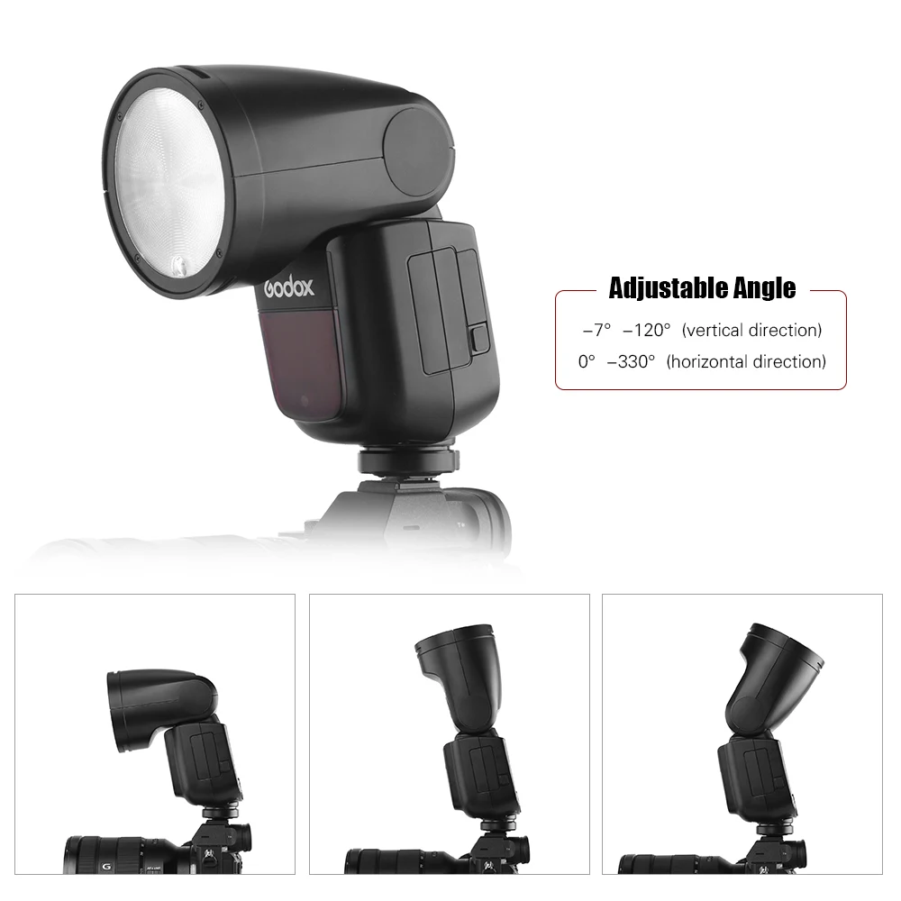 Профессиональная Беспроводная вспышка Godox V1S 2 4G для камеры Sony A7RII A7R A58 A7RIII A7R3