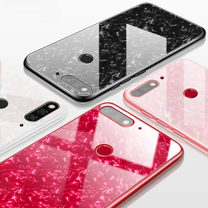 Чехол для телефона Huawei P30 Lite Pro P20 жесткий защитный чехол из глянцевого стекла Nova 3