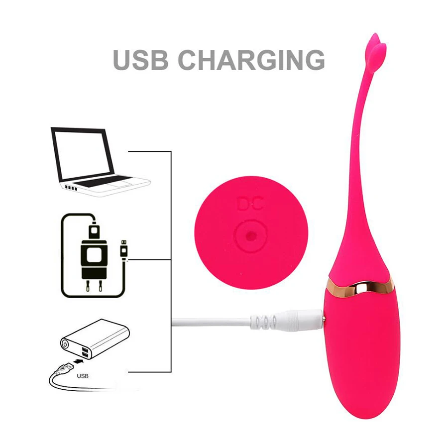 Беспроводной usb Вибратор с дистанционным управлением Стимулятор клитора 10
