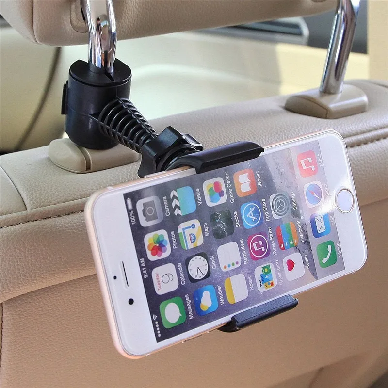 LEORY Автомобильная вешалка для сидений держатель телефона подставка с кольцом