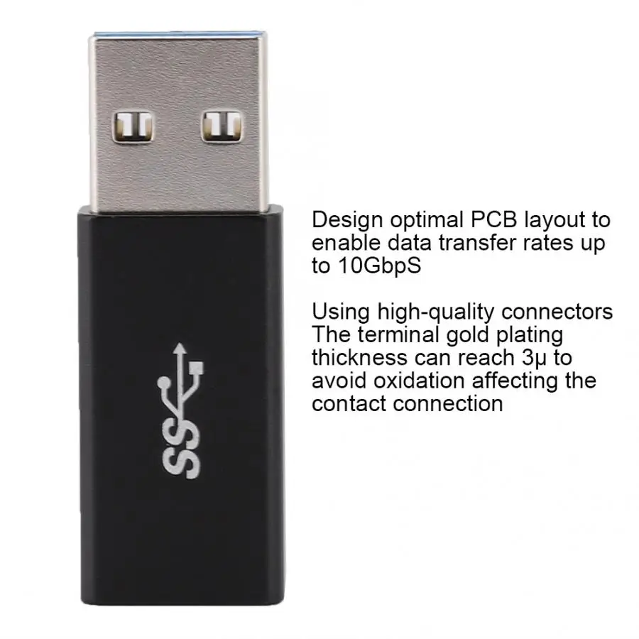 Адаптер для телефона практичный USB Type C к 3 1 AM адаптер передачи данных конвертер