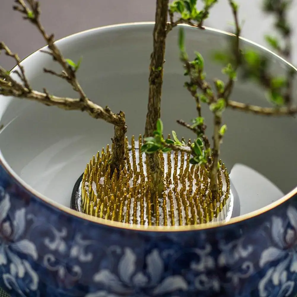 Круглая Цветочная композиция Kenzans фиксирующие инструменты для творчества