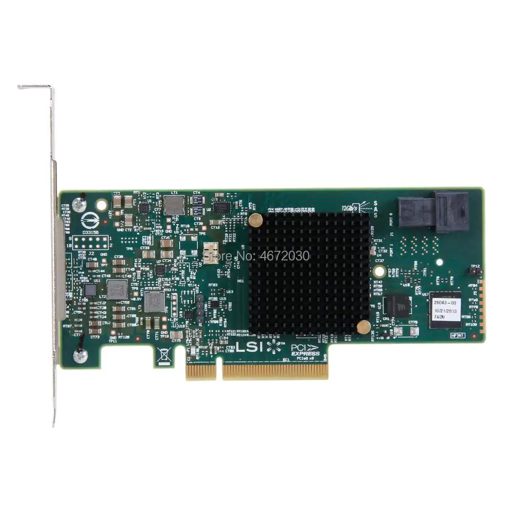 Новые Raid контроллеры Broadcom Avago LSI MegaRAID SAS 9341 4i/LSI 00419/Входная линия 4 портового