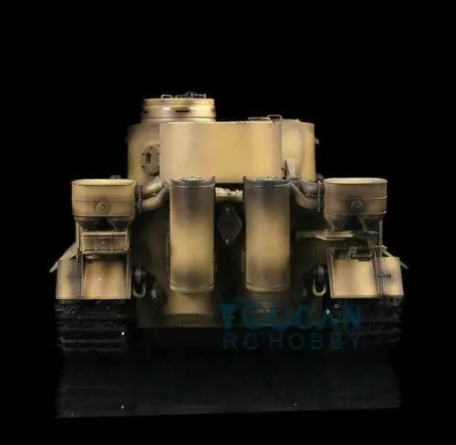 Henglong 1/16 масштаб 6,0 поколения инфракрасный боевой пластик Тигр I rc Танк 3818 стальной редуктор отдача ствола
