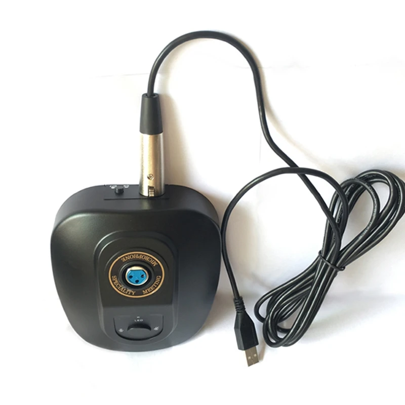 USB Настольная стоящая Конференц микрофонная гусиная петля конденсаторный