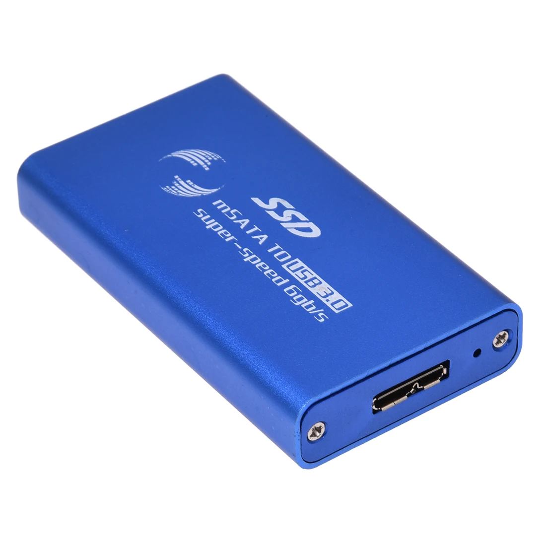 5x3 см 1 8 &quotUSB 3 0 внешний корпус Чехол mSATA SSD адаптер кабель синий|Корпус жесткого
