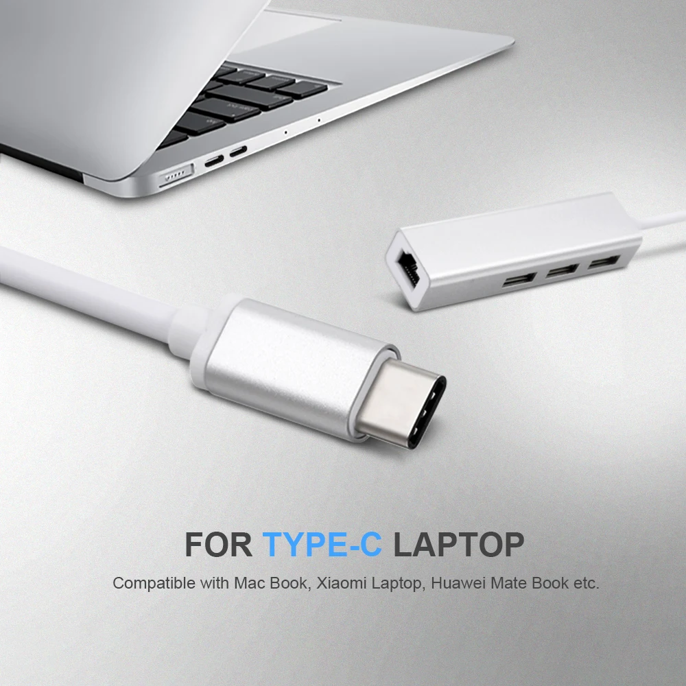 Адаптер USB 3. 0 Type-C с 3 портами RJ45 2 Мбит/с | Компьютеры и офис