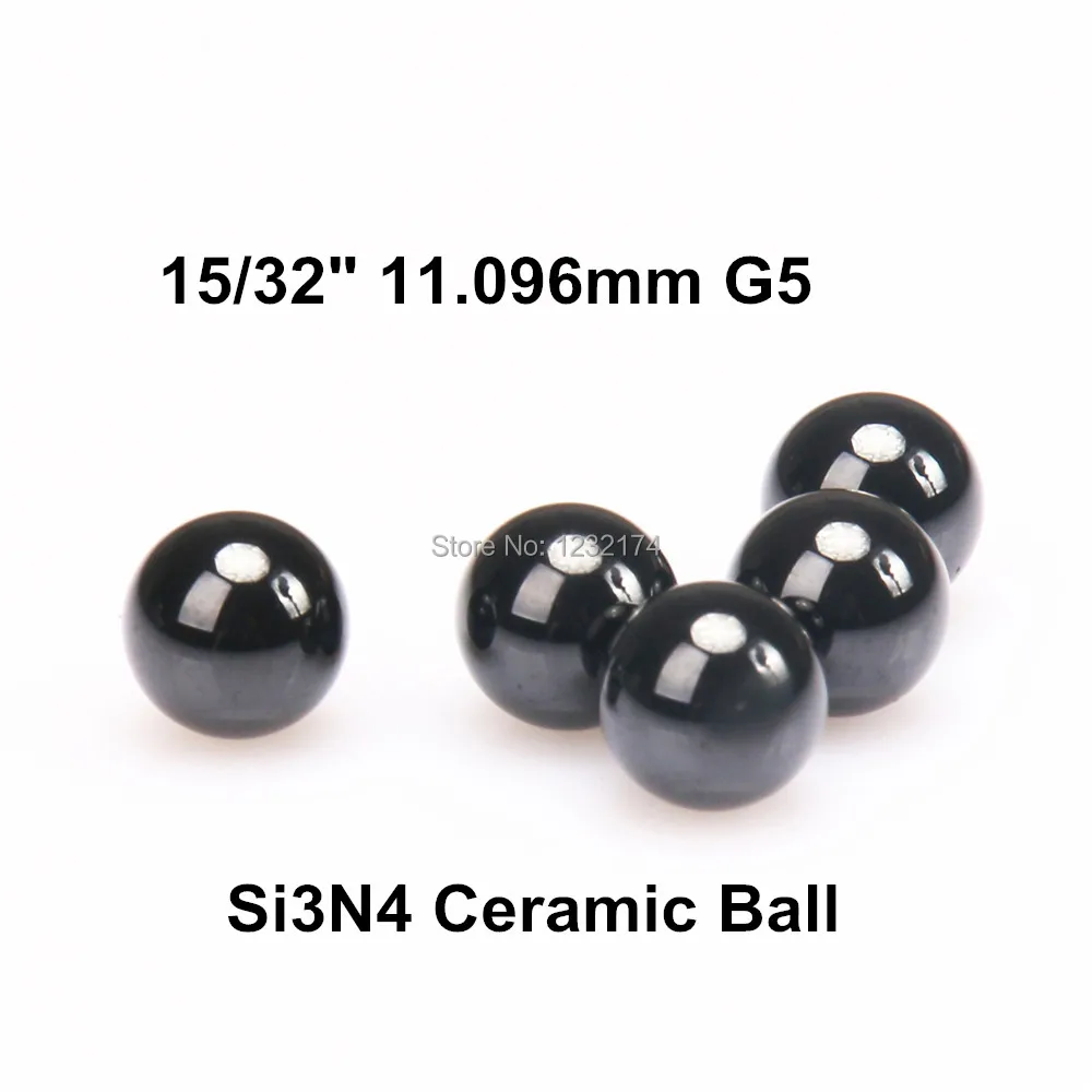 

15/32"=11.906mm Silicon Nitride Ceramic Ball Si3N4 G5 50PCS/Lot used in Bearing,Valve ball,linear slider11.906mm ceramic ball