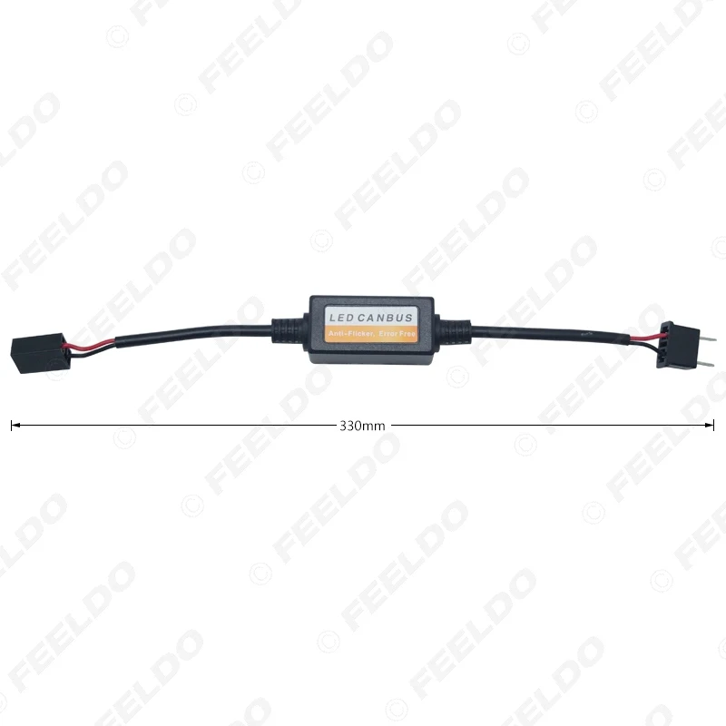 LEEWA 2 шт. Автомобильный светодиодный налобный фонарь предупреждающий резистор