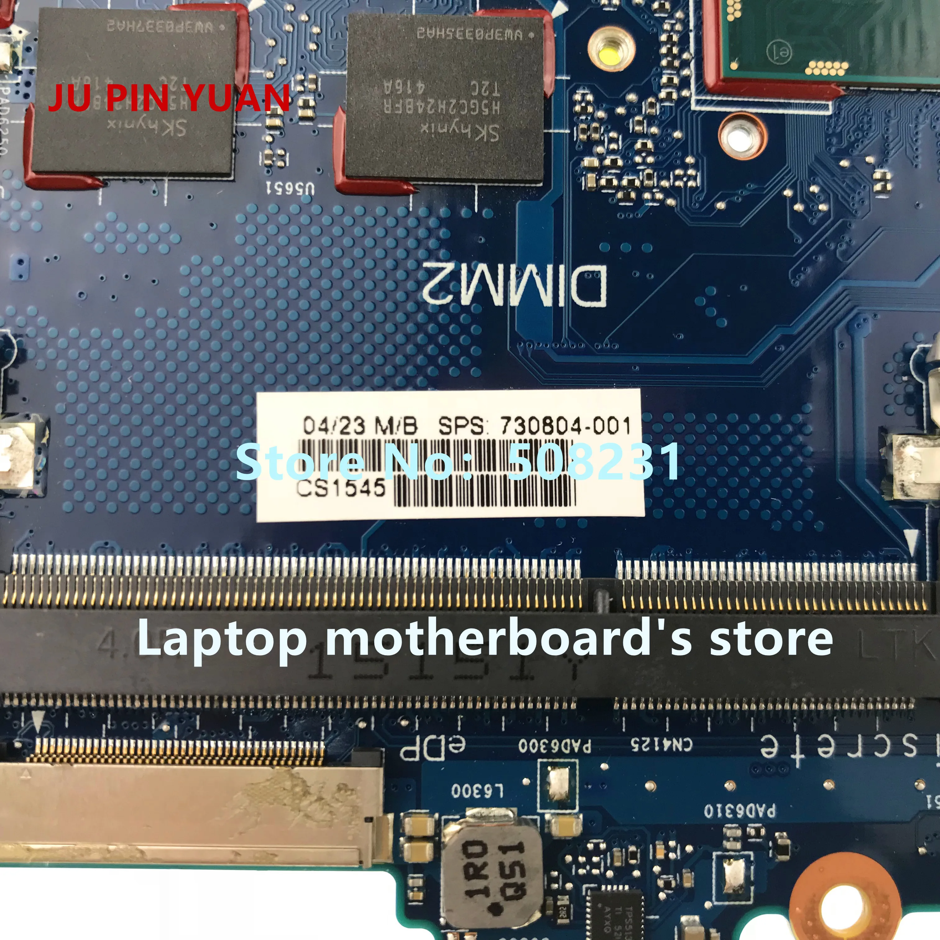 Ju pin yuan 730804 601 501 001 материнская плата для HP EliteBook 840 G1 850 ноутбука 100% полностью