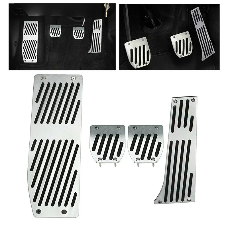 4 предмета в комплекте Алюминий МТ подставка для ног педали BMW E30 E36 E46 E87 E90 E91 E92 E93 M3