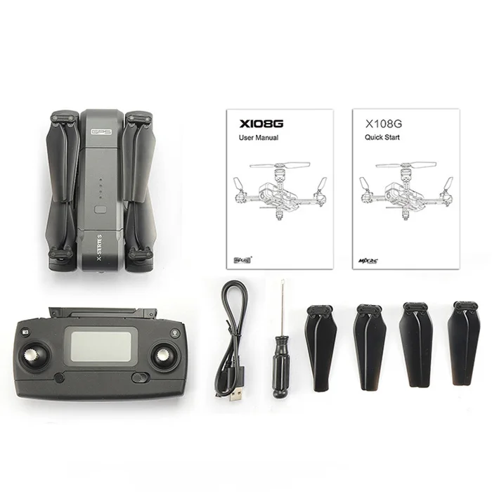 MJX R/C Technic X103W gps складной Радиоуправляемый Дрон RTF механический карданный