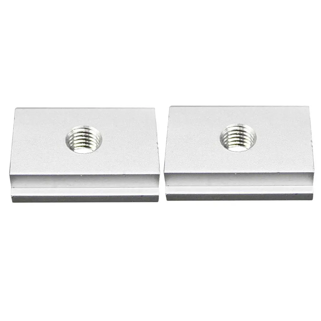 2 шт. Торцевая планка слайдер Т треков образное зажимное приспособление для