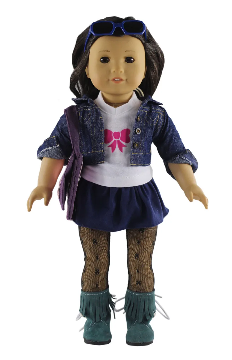 Комплект модной кукольной одежды игрушечная одежда наряд для американских кукол