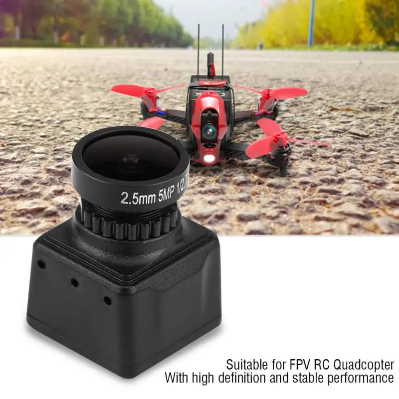 FPV мини камера 2 5 мм объектив Мини 1500TVL 200 Вт 1080 P PAL/NTSC Micro Cam для гоночного дрона DC до