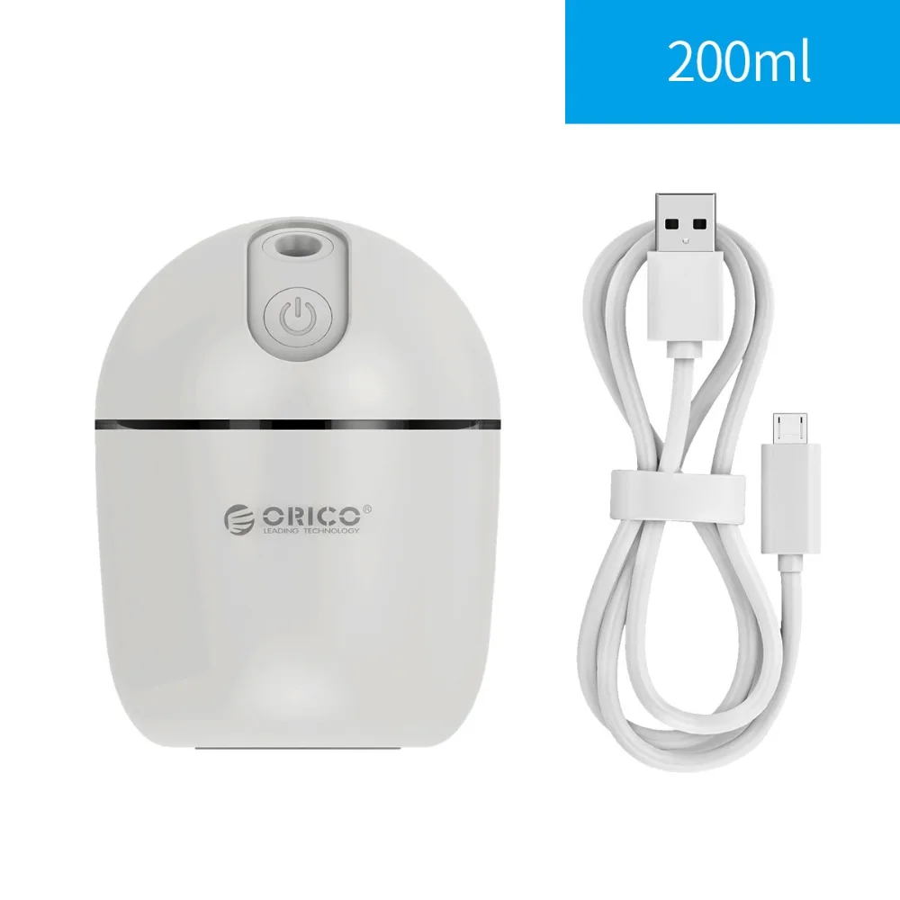 ORICO USB 200 мл/300 мл увлажнитель воздуха для офиса дома автомобиля светодиодный мини