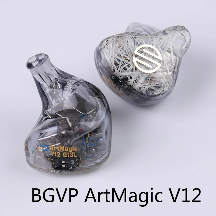 2019 Новинка BGVP ArtMagic V12 настраиваемые 12BA Hifi музыкальный монитор наушники-вкладыши 12