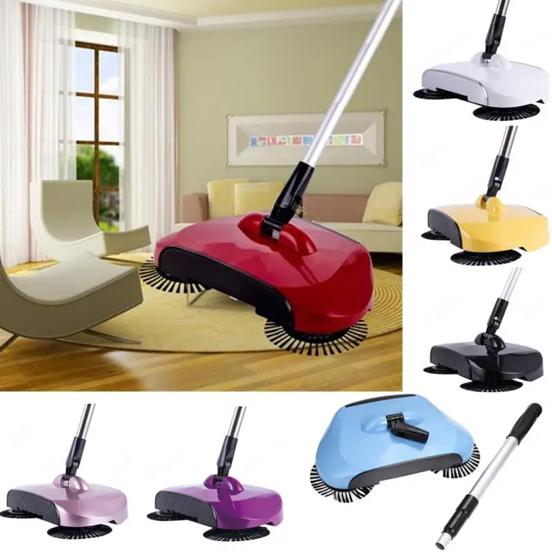 Подметальная машина 360 роторная Швабра Метла Магия Ручной Телескопический пол